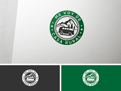 Me Voy de Casa Rural brand identity branding design graphic design logo logo designer vector vintage logo
