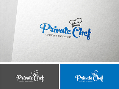 Private Chef brand identity branding design graphic design logo logo designer vector