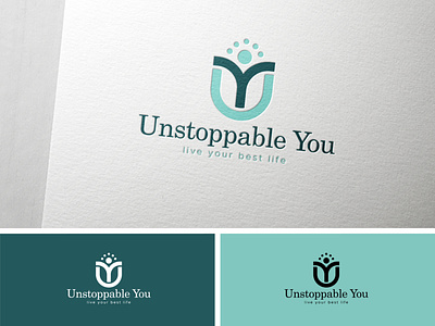 Unstoppable You brand identity branding design graphic design logo logo designer vector
