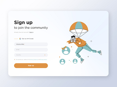 Daily UI #001 - Sign up form