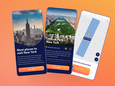 Daily UI 29 - Map 29 app app design creative daily daily ui daily ui 29 design google map new york tour ui ux