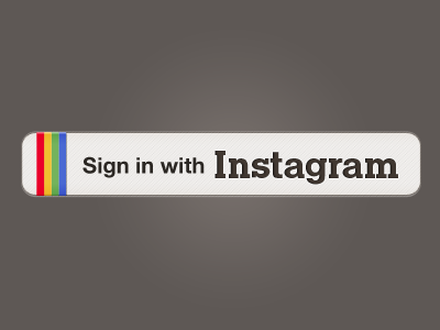 Sign in with Instagram white