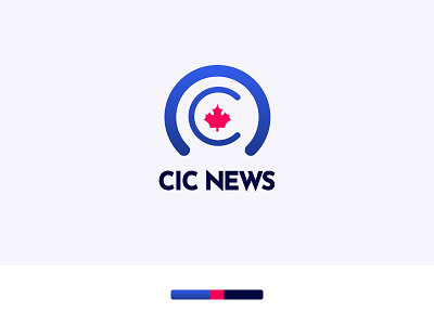 Logo from CIC News Rebrand blue branding identity design logo logo design logo mark