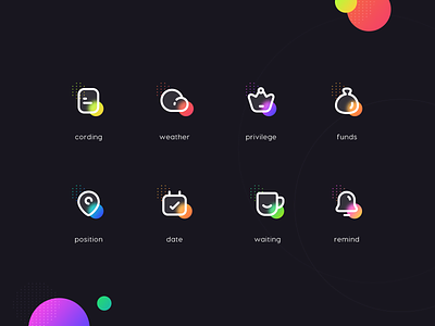 Project icon app branding financial flat gradient icon illustration interface logo member mobile product design tourism typography ui ux weather web design