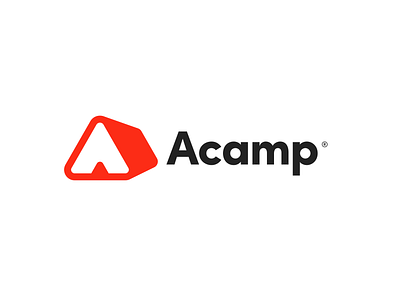 Acamp Logo Redesign branding clean design identity logo redesign