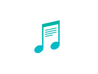 Songwriter design document icon illustration logo mark music music notes