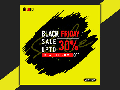 Modern Black Friday Social media Post Template design