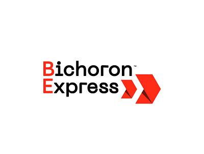 Bichoron Express™ brand logo branding conpany logo design graphic design icon illustration logo logodesign quarrier logo red logo vector
