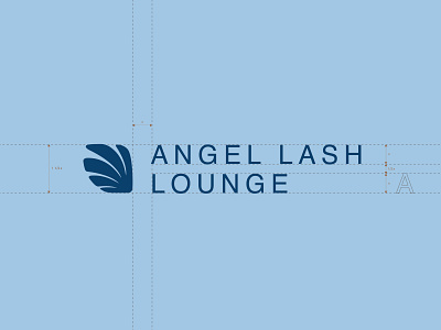 Logo & Brand Identity For Angel Lash Lounge | Diff Studio MY beauty brand branding design graphic design logo monogram
