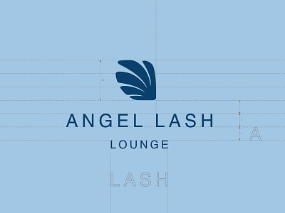 Logo & Brand Identity For Angel Lash Lounge | Diff Studio MY beauty brand branding design graphic design identity logo monogram