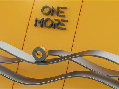 One more, please 3d c4d design infinity loop materials render