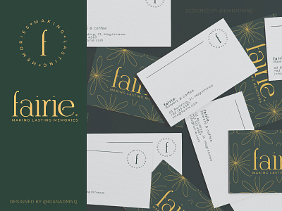 FAIRIE Cafe and Flower Studio | Branding