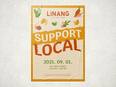 LINANG Local Farmer's Market | Poster Design
