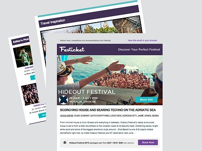 Newsletter Festicket