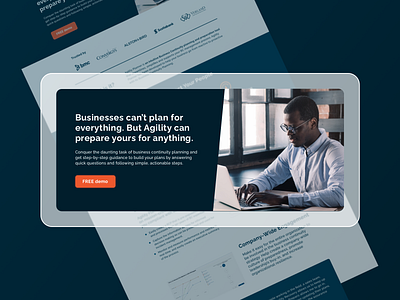 Business Continuity Software | Landing Page disaster recovery software