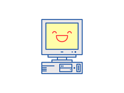 The smiley computer computer else face happy head screen smile smiley what