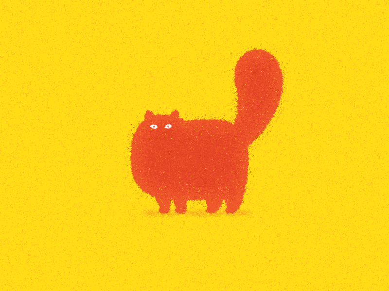 The sleeping red cat cat gif hot noise red relax sleep sweet tired yellow