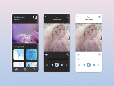 Daily UI 009: Music App dailyui ui ui design