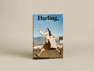 Darling Logo branding branding design layout magazine magazine cover print