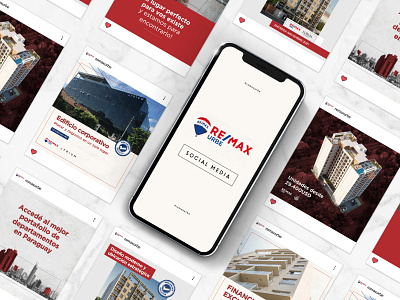 Social Media - Remax Urbe 3d animation app branding design graphic design illustration logo motion graphics typography ui ux vector