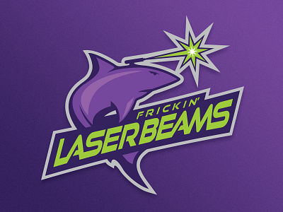 Frickin' Laser Beams Logo 2d branding design graphic design logo vector