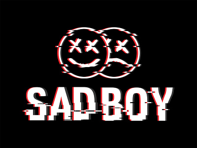 SAD BOY - Logo branding design graphic design illustration logo