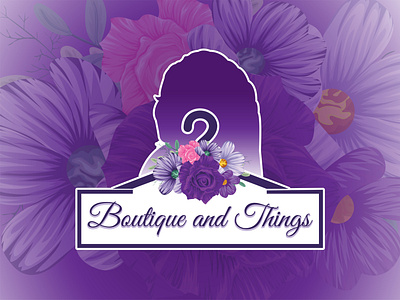 Boutique and Things - Logo branding design graphic design illustration logo
