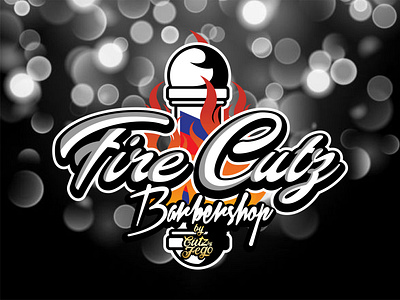 Fire Cutz Barbershop - Logo branding design graphic design illustration logo