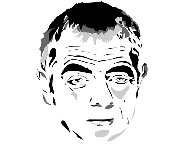 Mr Bean design graphic design illustration logo ui ux vector