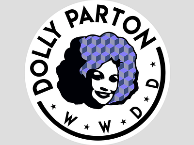 Dolly Parton Whiteclaw adobe branding color design dolly parton graphic design illustration illustrator logo logo design music redesign vector