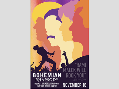 Bohemian Rhapsody Movie Poster