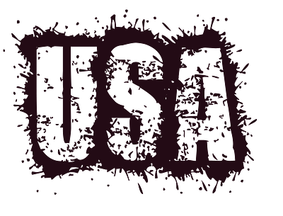 USA design logo usa