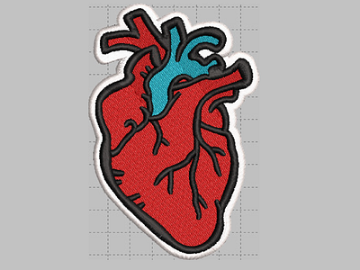 Embroidery Heart embroidery heart heart