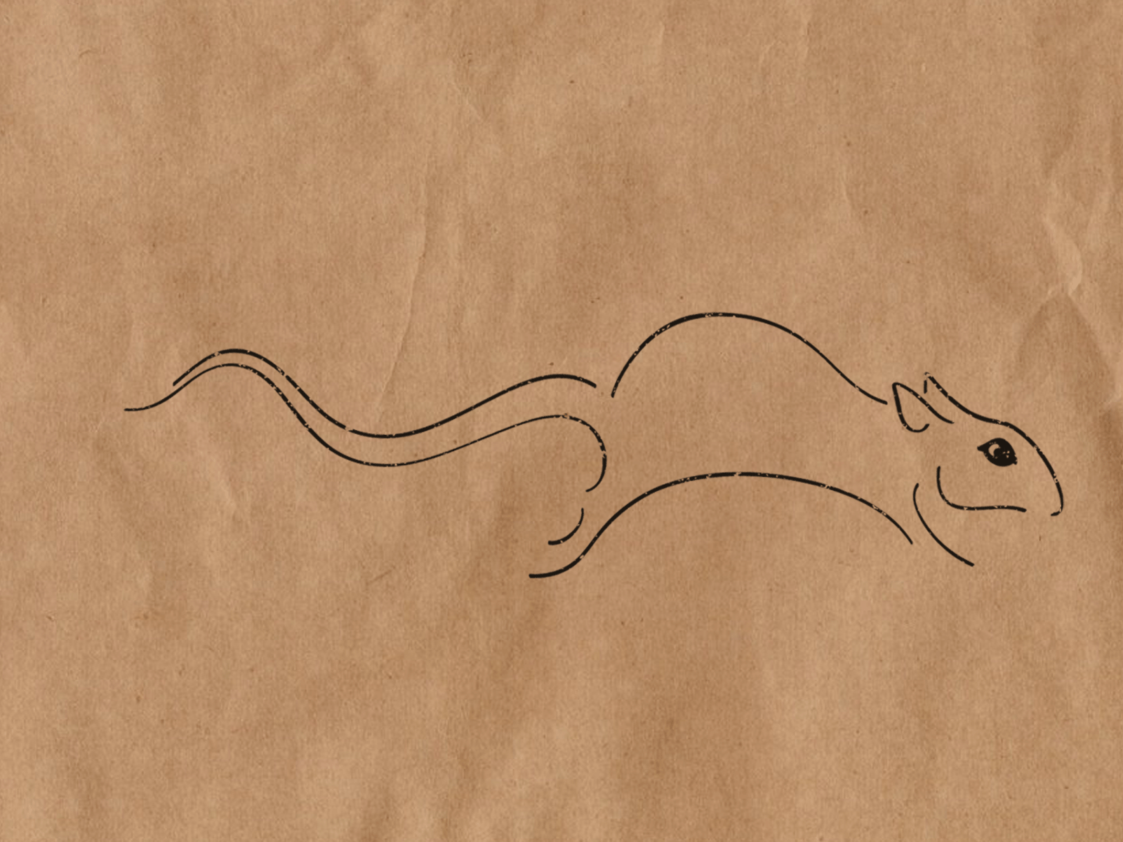 Running Rat animation illustration motion graphics