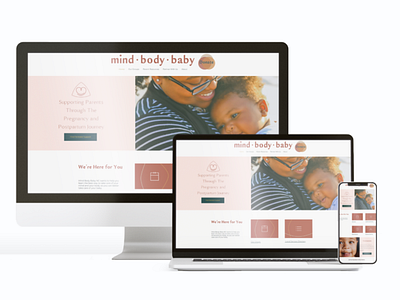 Website Maintenance by Next Wave Services for Mind Body Baby NC