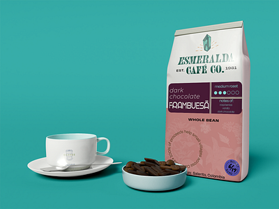 Esmeralda Cafe Co. - Coffee Brand Design branding graphic design illustration logo packaging print design