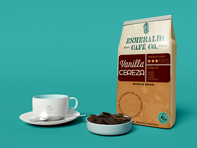 Esmeralda Cafe Co. - Coffee Branding Design branding graphic design illustration logo packaging