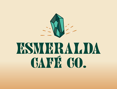 Esmeralda Cafe Co. Branding Design branding graphic design illustration logo print design vector