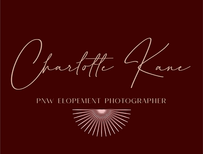 Branding Concept - Charlotte Kane Photography branding design graphic design logo vector