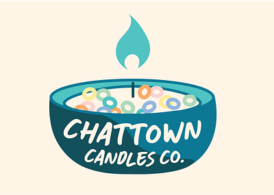 Candle Company Logo branding graphic design illustration logo