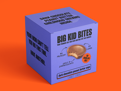 Big Kid Bites | Protein-Packed PB Cups branding design graphic design logo print design vector