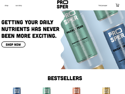 Prosper Tonics - UI Design & Branding