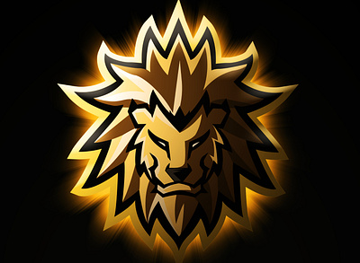 Lion esports logo branding design esports graphic design illustration logo mascot