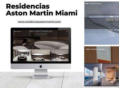 Aston Martin MIAMI graphic design web design