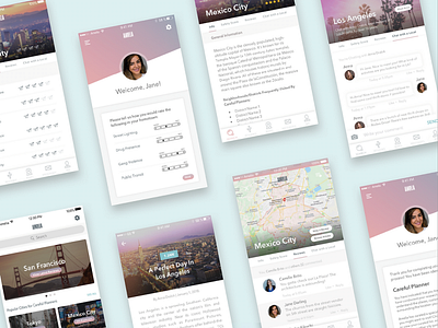 Mobile App Prototype p2p product design ui ux