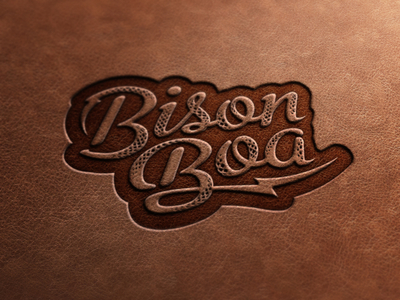 Bison Stamp graphic designer logo logo design oooo projects real released soon top secret