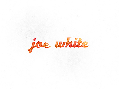 Joe White me