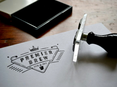 Premier Stamp graphic designer logo logo design oooo projects real released soon top secret