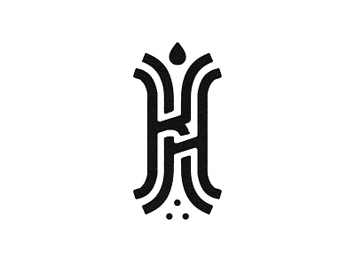 KH Monogram ink kh lettering logo monogram tattoo