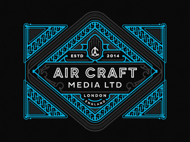Air Gif app lettering logo magic music